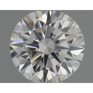 0.34 Carat Round H VS1 EX GIA Natural Diamond