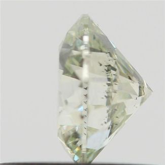 0.5 Carat Round Light Green SI2 EX VG IGI Natural Diamond