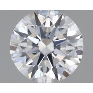 0.41 Carat Round E VVS1 EX GIA Natural Diamond