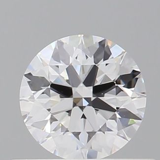 0.54 Carat Round D VVS1 EX GIA Natural Diamond