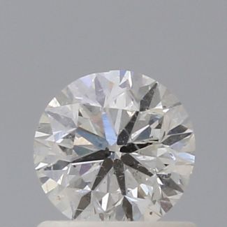 0.80 Carat Round F I1 VG GIA Natural Diamond