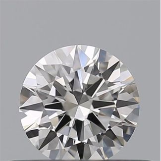 0.35 Carat Round F VVS1 EX GIA Natural Diamond