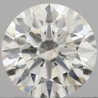 0.5 Carat Round H SI1 EX IGI Natural Diamond