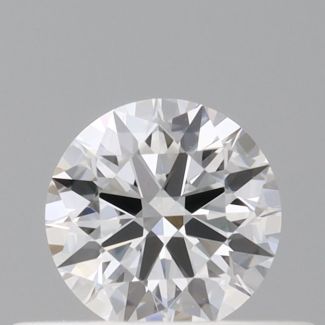 0.36 Carat Round D VVS1 EX GIA Natural Diamond