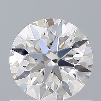 0.6 Carat Round E VS1 EX GIA Natural Diamond