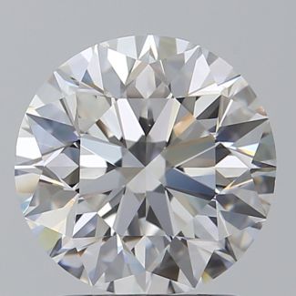 2.0 Carat Round E VS1 EX GD GIA Natural Diamond