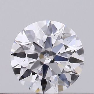 0.23 Carat Round D SI1 EX GIA Natural Diamond