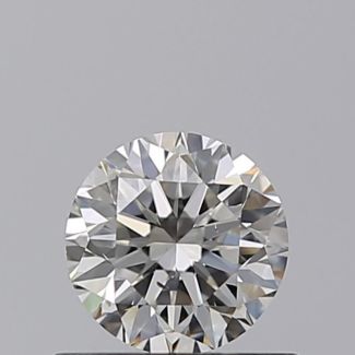 0.50 Carat Round H VS2 VG EX GIA Natural Diamond