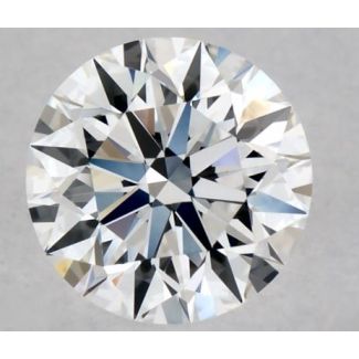 0.42 Carat Round E VVS2 EX GIA Natural Diamond