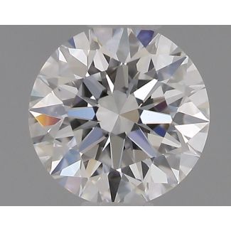 0.41 Carat Round E VS1 EX GIA Natural Diamond