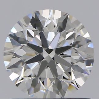 0.80 Carat Round H VVS2 EX GIA Natural Diamond