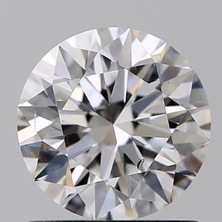 0.95 Carat Round D SI1 EX GIA Natural Diamond