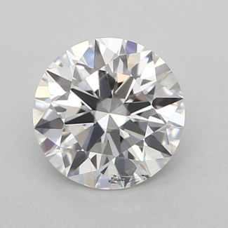 0.5 Carat Round E SI1 EX GIA Natural Diamond