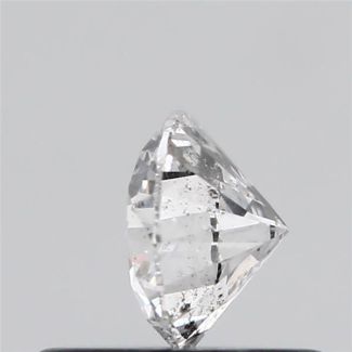 0.40 Carat Round E I1 EX GIA Natural Diamond