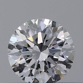 0.35 Carat Round D VVS1 EX GIA Natural Diamond