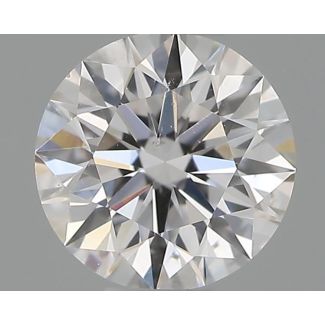 0.30 Carat Round D SI1 EX VG GIA Natural Diamond