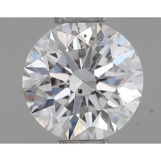 0.5 Carat Round E SI1 EX VG GIA Natural Diamond