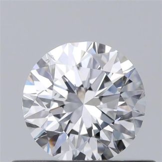 0.50 Carat Round D VS2 VG EX GD GIA Natural Diamond