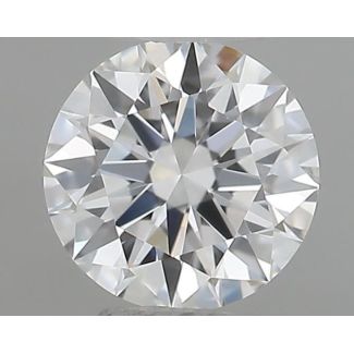 0.27 Carat Round E VVS1 EX GIA Natural Diamond