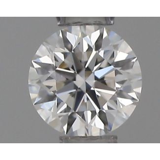 0.28 Carat Round H VVS1 EX GIA Natural Diamond