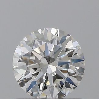 0.63 Carat Round F IF EX GIA Natural Diamond