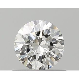 0.6 Carat Round H VS1 EX GIA Natural Diamond