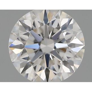 0.34 Carat Round E VVS2 EX GIA Natural Diamond