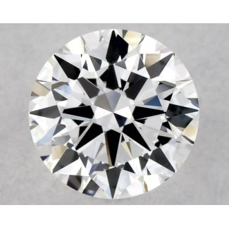 0.4 Carat Round D VVS1 EX VG GIA Natural Diamond