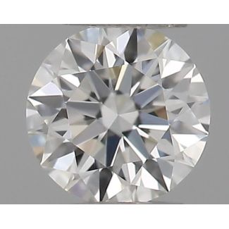 0.18 Carat Round H VS1 EX GIA Natural Diamond