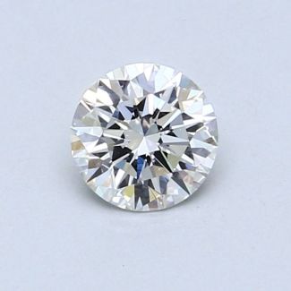 0.57 Carat Round E SI1 EX VG GIA Natural Diamond