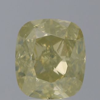 5.0 Carat Cushion Modified Fancy Brownish Yellow I1 - EX GD GIA Natural Diamond