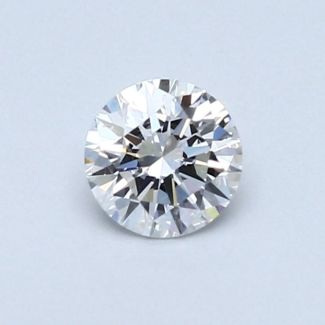 0.4 Carat Round F SI1 VG EX GIA Natural Diamond