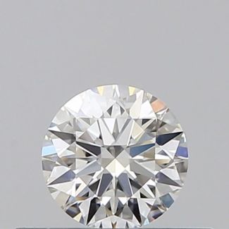 0.31 Carat Round H VVS1 EX GIA Natural Diamond