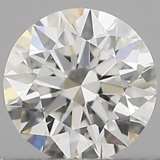 0.22 Carat Round G VVS1 EX GIA Natural Diamond