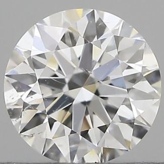 0.40 Carat Round E SI1 EX GIA Natural Diamond