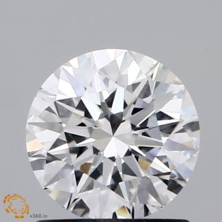 0.9 Carat Round F VVS2 EX GIA Natural Diamond