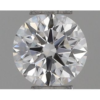 0.19 Carat Round D VVS2 EX GIA Natural Diamond