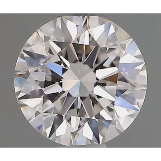 0.95 Carat Round F VVS2 EX GIA Natural Diamond