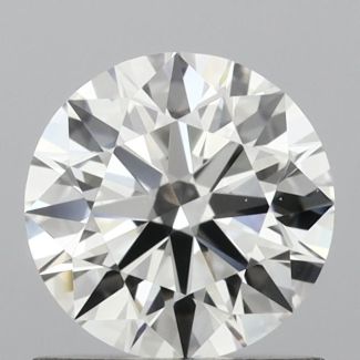 0.9 Carat Round H VS1 EX IGI Natural Diamond