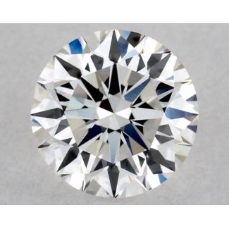 0.42 Carat Round F VVS2 EX GIA Natural Diamond