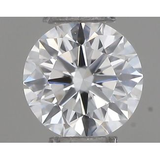 0.18 Carat Round E VVS2 EX VG GIA Natural Diamond