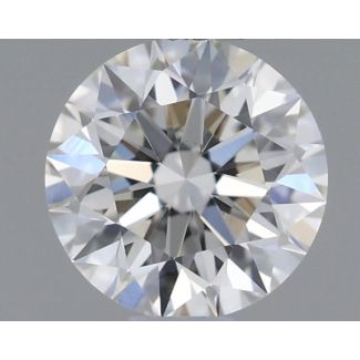 0.52 Carat Round I VS1 EX GIA Natural Diamond