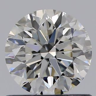 0.70 Carat Round H VVS1 VG GIA Natural Diamond