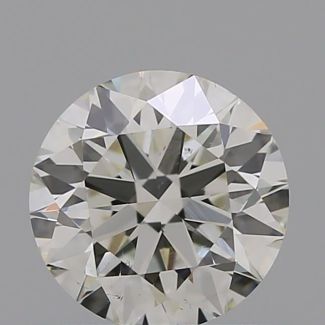 0.57 Carat Round I VS2 VG EX GIA Natural Diamond