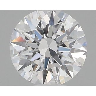 0.33 Carat Round D VVS1 EX GIA Natural Diamond