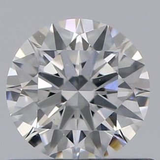 0.51 Carat Round E SI1 EX GIA Natural Diamond