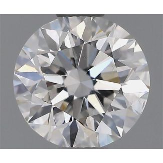 0.70 Carat Round F SI2 EX GIA Natural Diamond