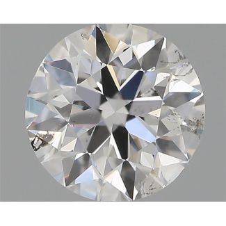 0.40 Carat Round E SI2 VG EX GIA Natural Diamond