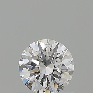 0.5 Carat Round E VVS1 EX GIA Natural Diamond