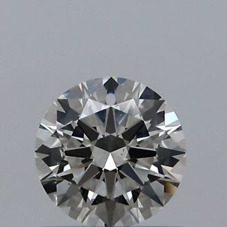 0.60 Carat Round I SI1 EX GIA Natural Diamond